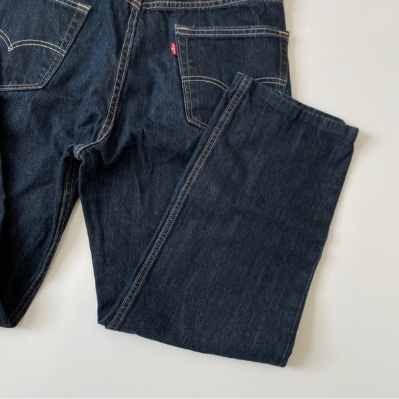 Levi's 550™ Relaxed Fit Straight Leg Baggy Dark Stonewash Jeans, Size 34 30 - Picture 11 of 13
